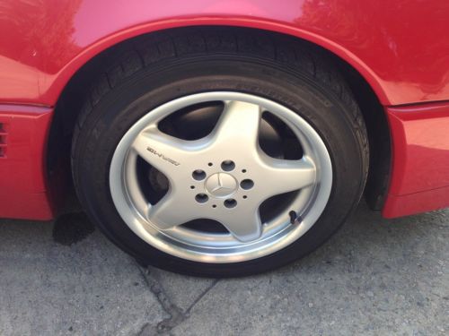 1991 Mercedes 500SL SL500 NO RESERVE Excellent Condition Signal Red/Palomino!!!, US $9,900.00, image 6