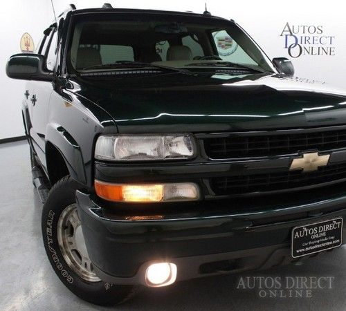 We finance 2004 chevrolet tahoe z71 4wd clean carfax mroof htdsts kylssent dvd