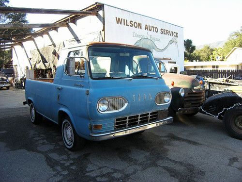 1964 ford econoline pickup truck e-100 - blue