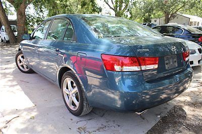 Hyundai sonata limited; se low miles 4 dr sedan automatic gasoline aqua blue