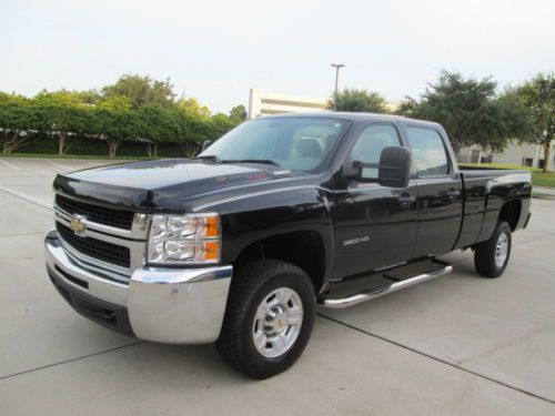 2010 silverdao 3500 hd srw duramax diesel 4x4 crew cab one owner