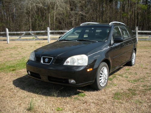 2005 black suzuki forenza wagon ex *no reserve* no mechanical problems cold a/c