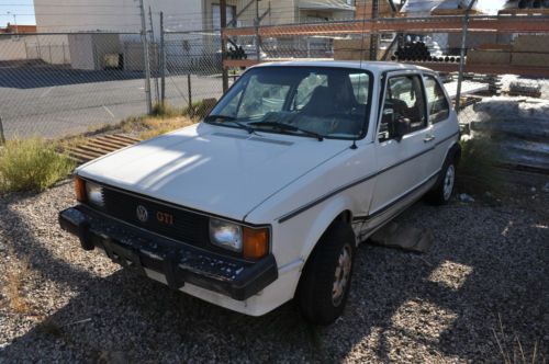 1984 volkswagen gti no reserve sold as is needs motor rabbit golf gti