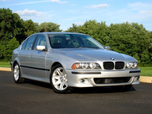 2003 bmw 525i &#034;m&#034; sport sedan 5-spd manual - rare find - no reserve m-tech e39