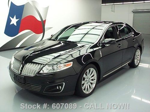 2011 lincoln mks ecoboost awd dual sunroof nav rear cam texas direct auto