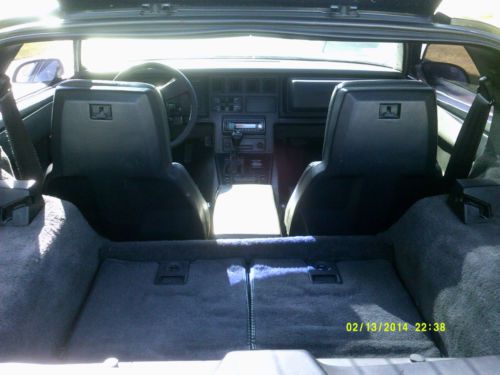 1985 CHEVROLET CORVETTE HATCHBACK COUPE. BLACK 4-SPEED WITH LEATHER BUCKETS., image 10