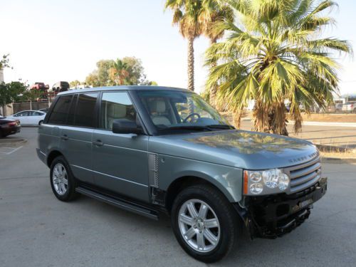 2007 range rover hse loaded low miles damaged wrecked rebuildable salvage 08 wow