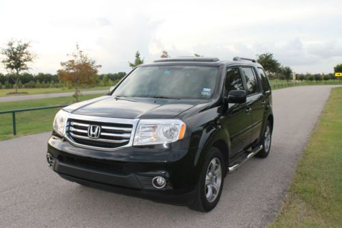 2013 honda pilot exl 3.5l 3k miles rear camera leather alloys - free shipping