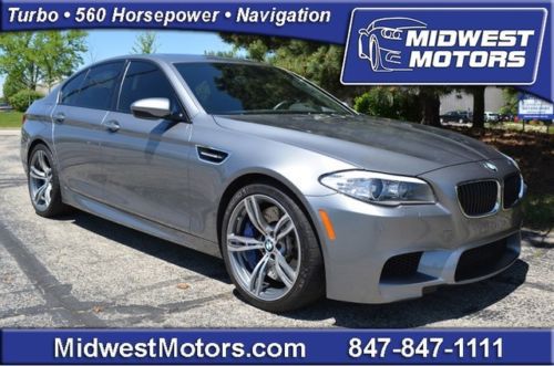 2013 bmw m5 executive pkg htd/cooled seats one owner superb 2014