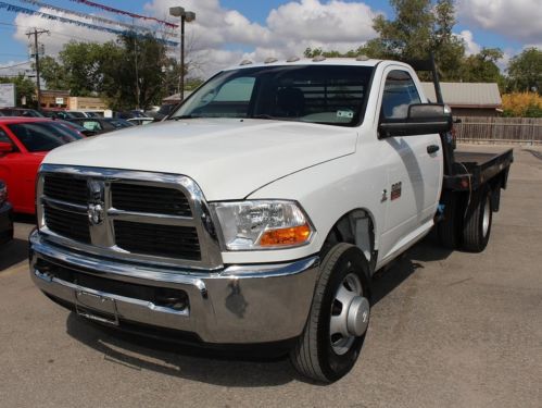 Heavy duty cab &amp; chassis dually flat bed back rack hitch mp3 cruise