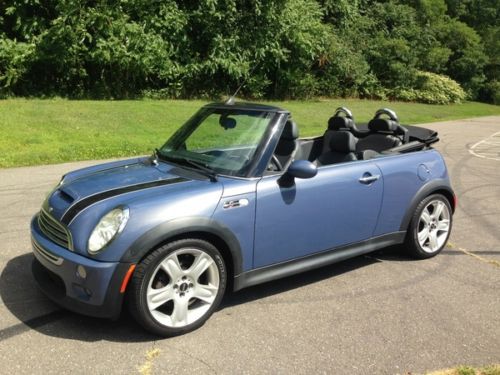 2006 mini cooper s convertible  96k low miles / auto / navigation no reserve