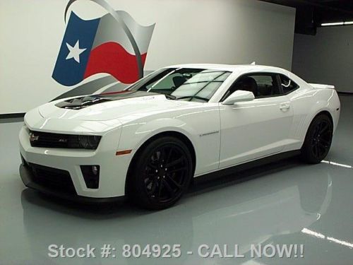 2013 chevy camaro zl1 6-spd sunroof nav hud 20&#039;s 1k mi texas direct auto