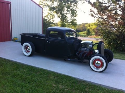 Chopped channeled custom rat rod custom street rod hot rod z&#039;ed frame old school