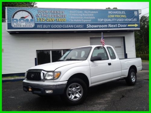 2001 tacoma white 2.4l i4 16v rwd pickup truck nj ny ct pa