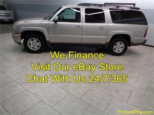 05 suburban 1500 z71 4x4 leather heated seats 3rd row we finance texas