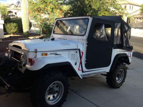 1973 Toyota Land Cruiser FJ40 65K Original Miles White California / Arizona Car, US $9,988.00, image 2