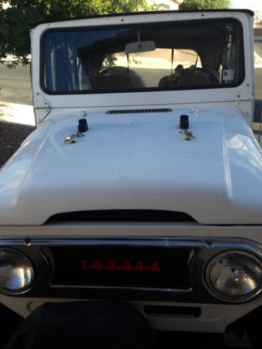 1973 Toyota Land Cruiser FJ40 65K Original Miles White California / Arizona Car, US $9,988.00, image 3