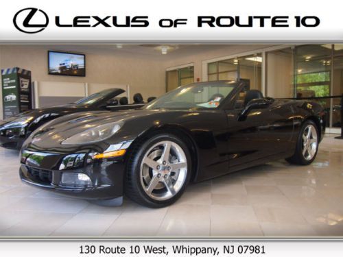 2005 chevrolet corvette black/black vert: 22k miles