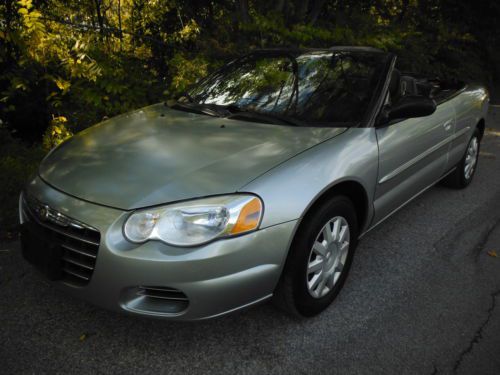 2004 chrysler sebring covertible lx 2.7 liter 6cylinder with airconditioning