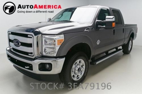 2014 ford f-250 srw 4x4 14k low miles usb bluetooth crewcab one owner cln carfax