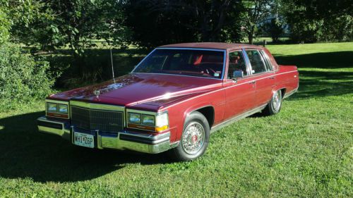 1986 cadillac fleetwood brougham sedan 4-door 5.0l