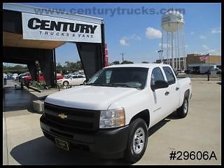 &#039;10 v8 white 4wd chevy 1500 crewcab short bed pickup truck 4x4 - we finance!