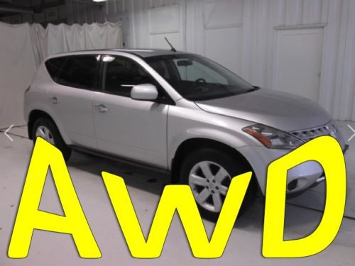 Awd silver suv 3.5l cd am fm clean suv affordable nissan abs