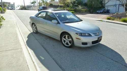 2007 mazda-6 grand touring silver gray leather, moon roof, alloy wheels, 6 disc