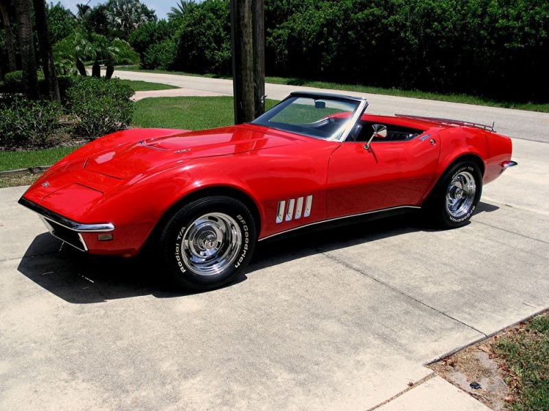 1968 chevrolet corvette 427 l68 400hp tri power