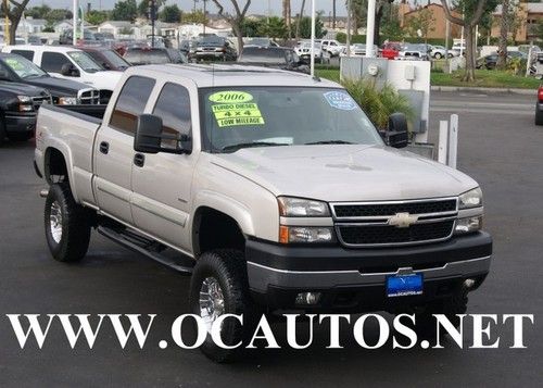 2006 chevy 2500 duramax lbz 4x4 lt3 pkg sunroof lfited!