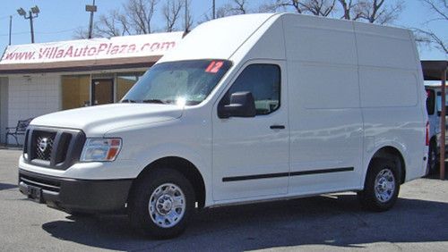 2012 nissan nv 2500 hd high roof corgo van ~ one owner ~ 80k miles