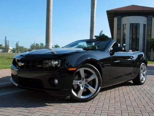 2011 chevrolet camaro convertible ss polished wheels sat radio 5k miles