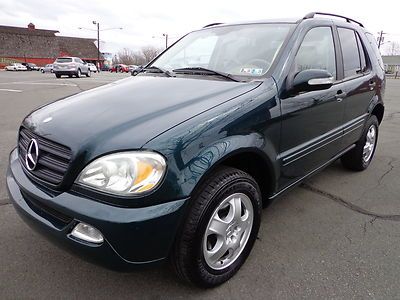 2002 mercades benz ml320 awd low miles leather sunroof clean carfax no reserve