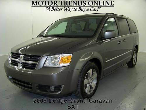 Sxt navigation dvd rearcam leather htd seats 2009 dodge grand caravan 44k