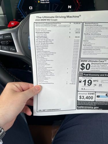 2024 BMW M2, US $68,500.00, image 35