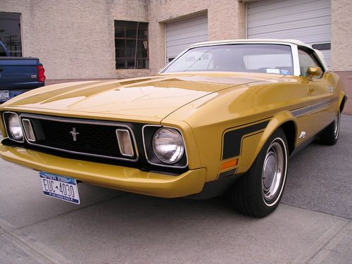 Awesome '73' 351c/auto mustang convertible !! mint !!!!