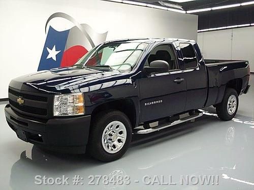 2010 chevrolet silverado ext cab 6-pass side steps 65k texas direct auto