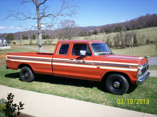 1976 ford f100 supercab 2wd ,rebuilt 360 4 brl and c6 auto ,9" ,f-100 super cab