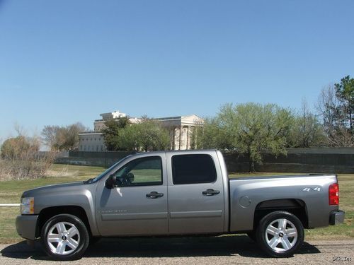 08 chevy k1500 crew cab 4x4 lt2 leather shortbed 20" whls immac