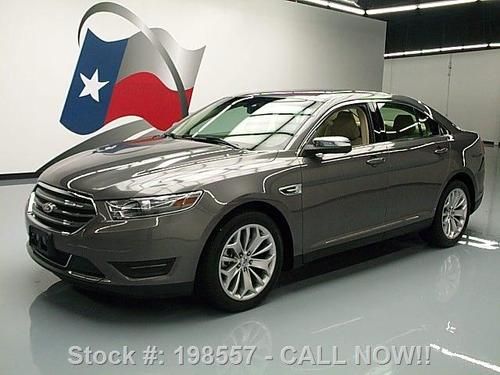 2013 ford taurus limited nav rear cam 19" wheels 1k mi texas direct auto