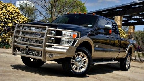 2011 ford f-350 king ranch navigation sunroof heated seats backup camera 1 owner