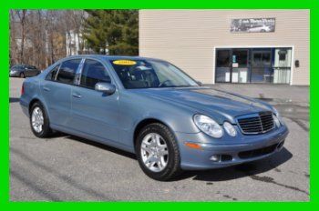 2005 e320 blue pearl* low miles* leather* no reserve