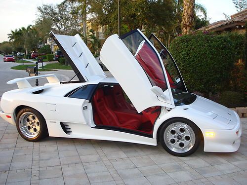 1991 lamborghini diablo 7,400k window sticker all orig  cleanest  91 around