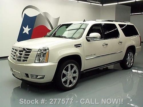 2010 cadillac escalade esv prem sunroof nav dvd 23k mi texas direct auto