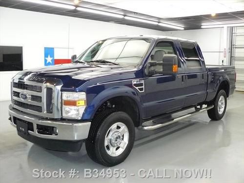 2010 ford f-250 crew 6.8l v10 4x4 6-pass leather 31k mi texas direct auto