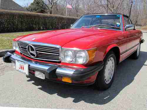 1987 MERCEDES BENZ 560SL Roadster, US $23,995.00, image 5