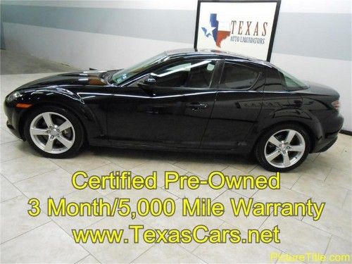 08 rx-8 grand touring 6spd leather sunroof certified warranty we finance