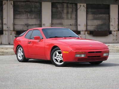 1987 porsche 944 turbo 5 speed manual rwd leather turbocharged sports car 2dr
