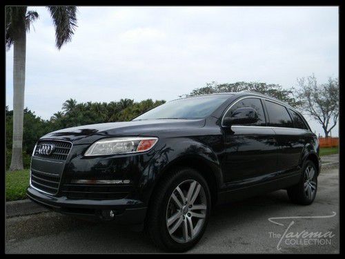 07 q7 3.6l premium navi backup cam panoramic roof 3rd row seats keyless go