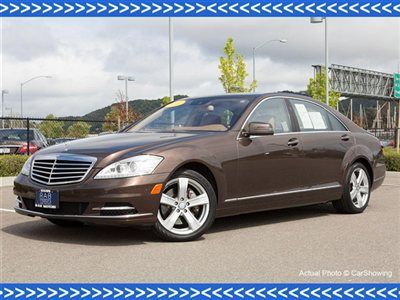 2010 s550: dolomite brown, certified pre-owned at authorized mercedes dealership